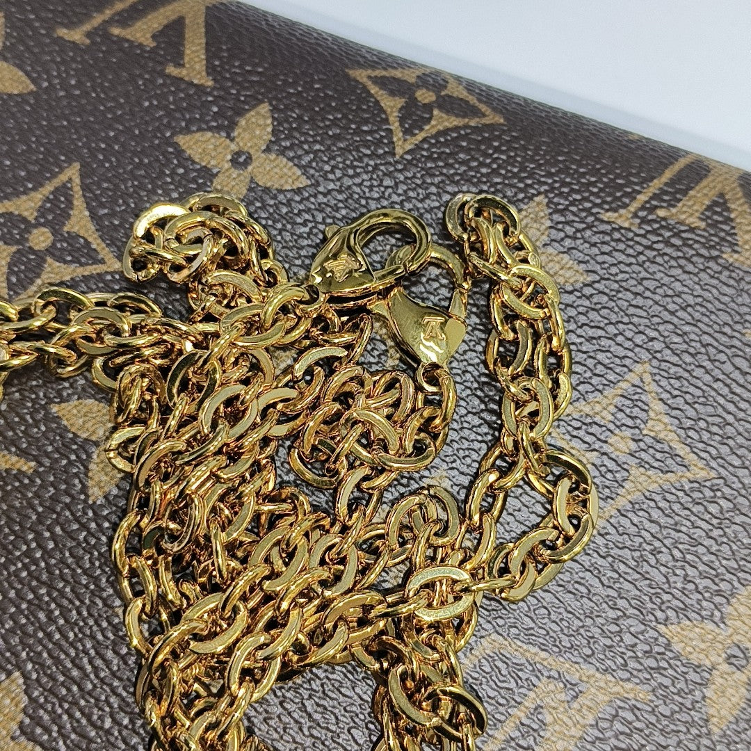 FÉLICIE Monogram Coated Canvas Brown