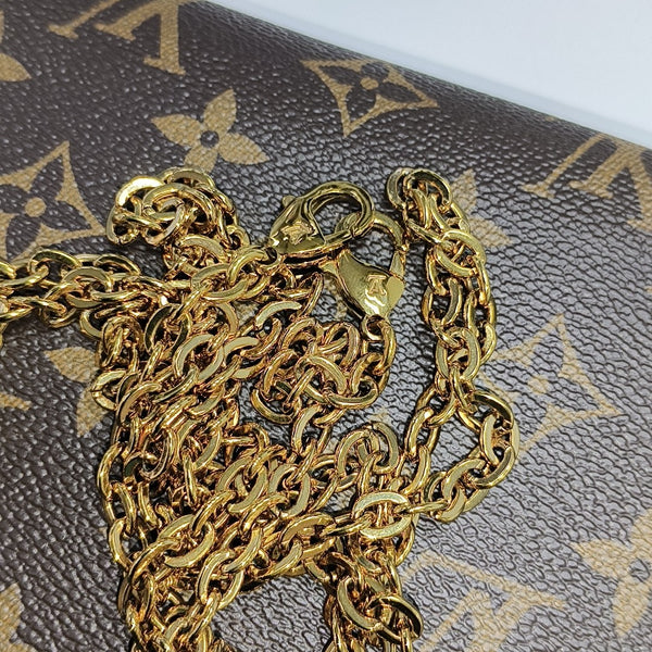 FÉLICIE Monogram Coated Canvas Brown