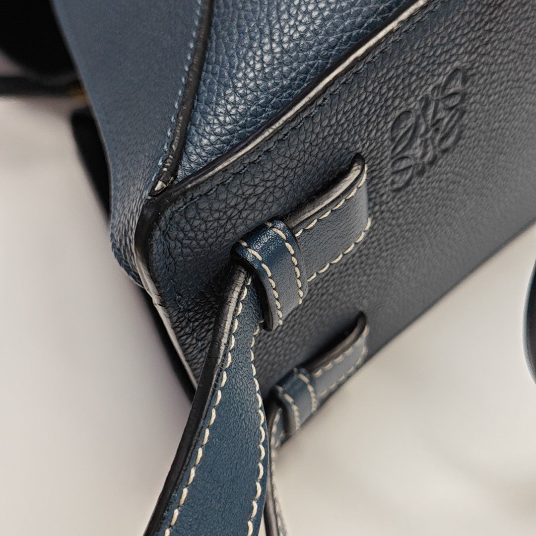 Hammock Small Calfskin Blue