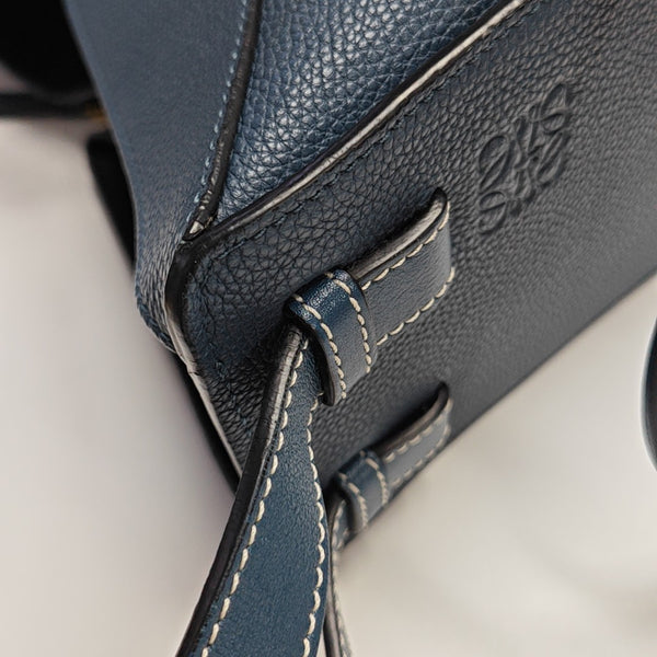 Hammock Small Calfskin Blue