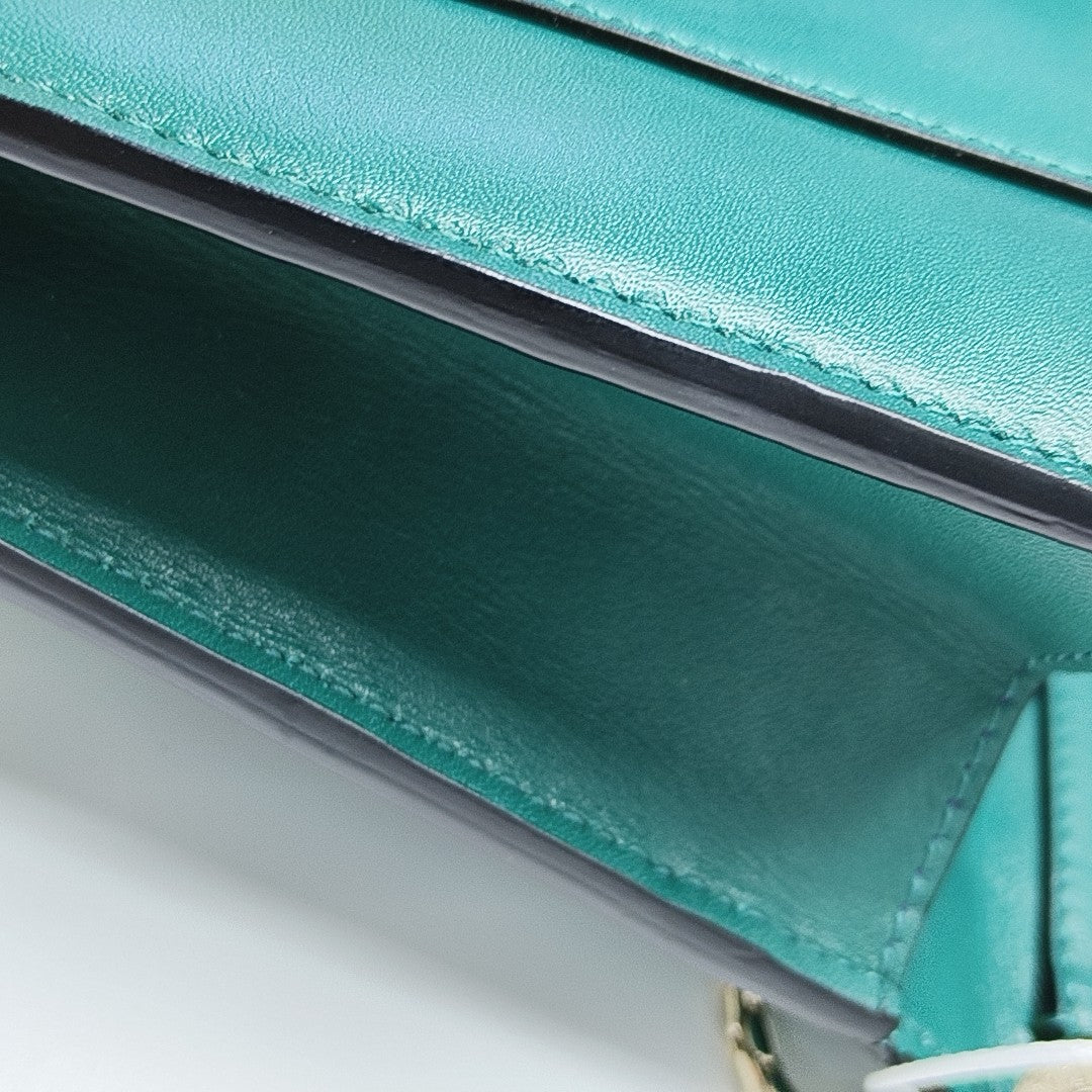 SERPENTI FOREVER Quilted Calfskin Green
