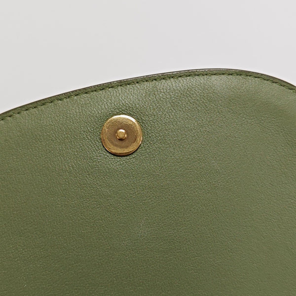 CRÉCY Small Calfskin Green