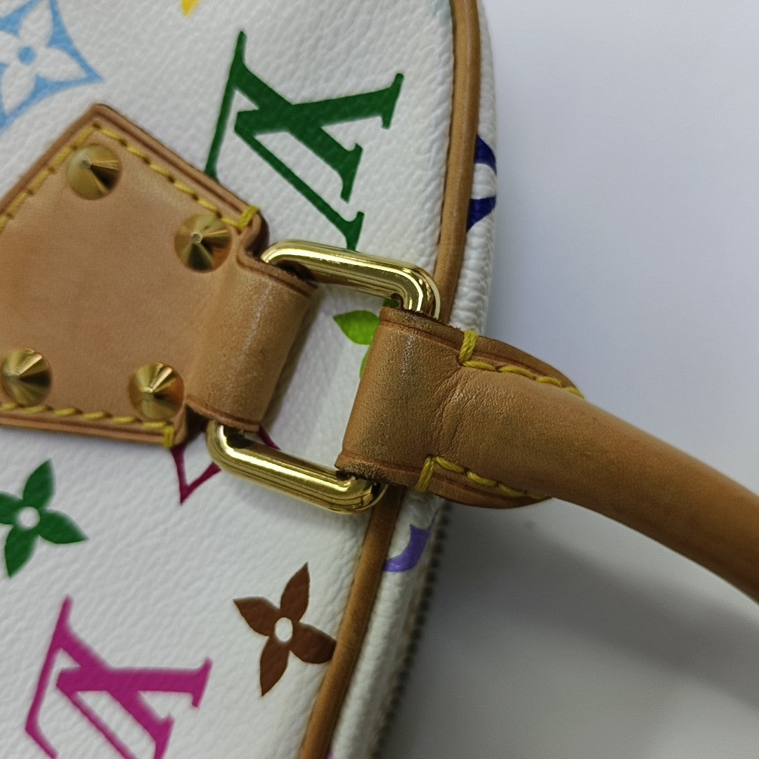 LV × TM DEAUVILLE Monogram Coated Canvas White