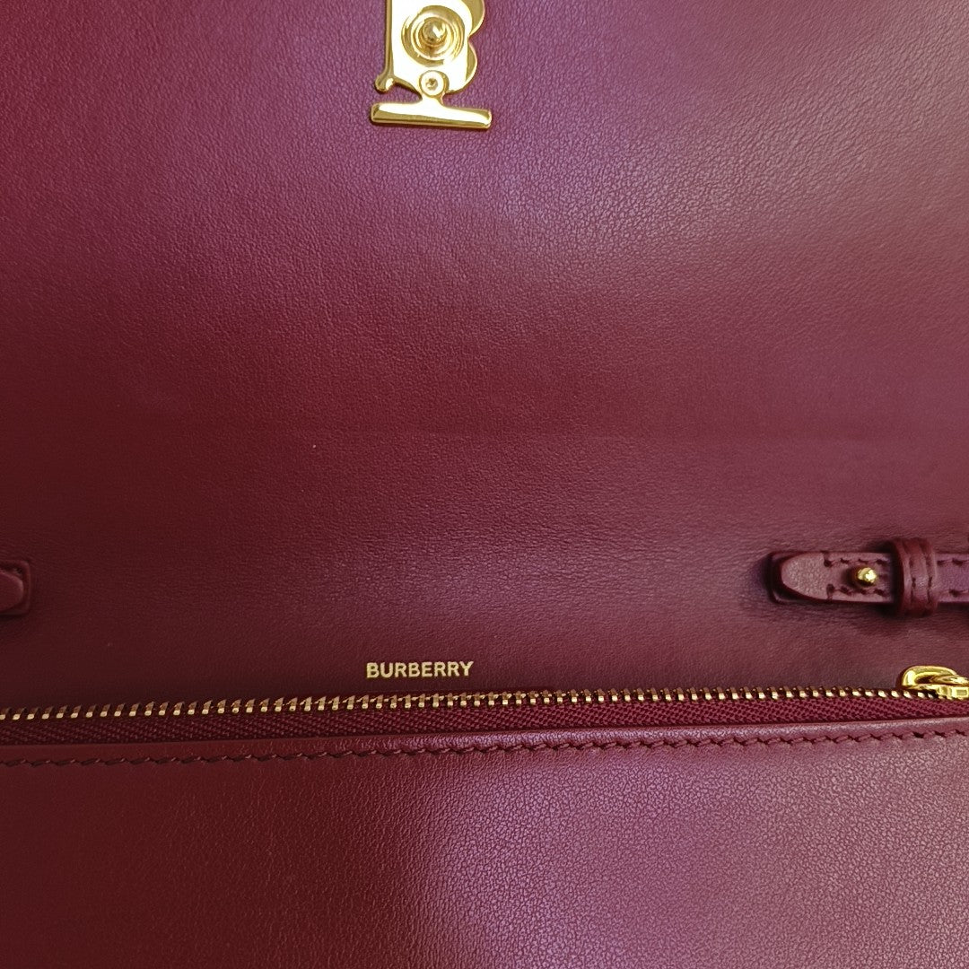 Calfskin Shoulder Bag Red