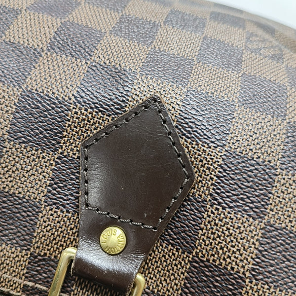 SPEEDY 25 Damier Ebene Coated Canvas Brown