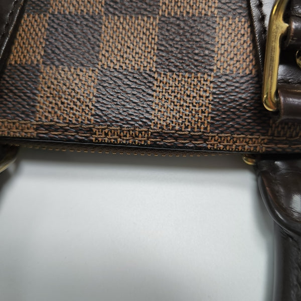 ALMA BB Damier Ebene Coated Canvas Brown