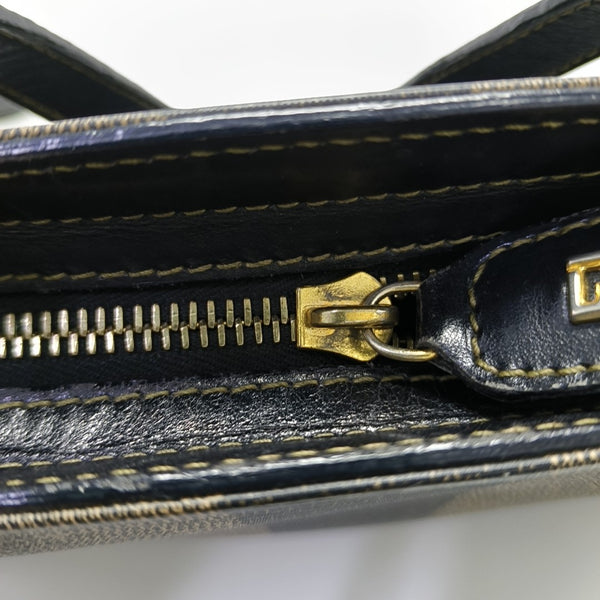 Coated Canvas Shoulder Bag Multicolor