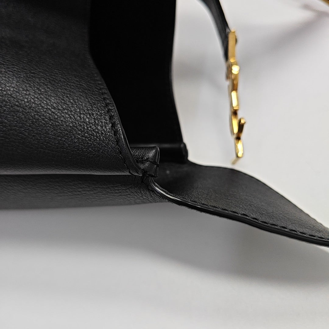 LE 5 À 7 Small Calfskin Black
