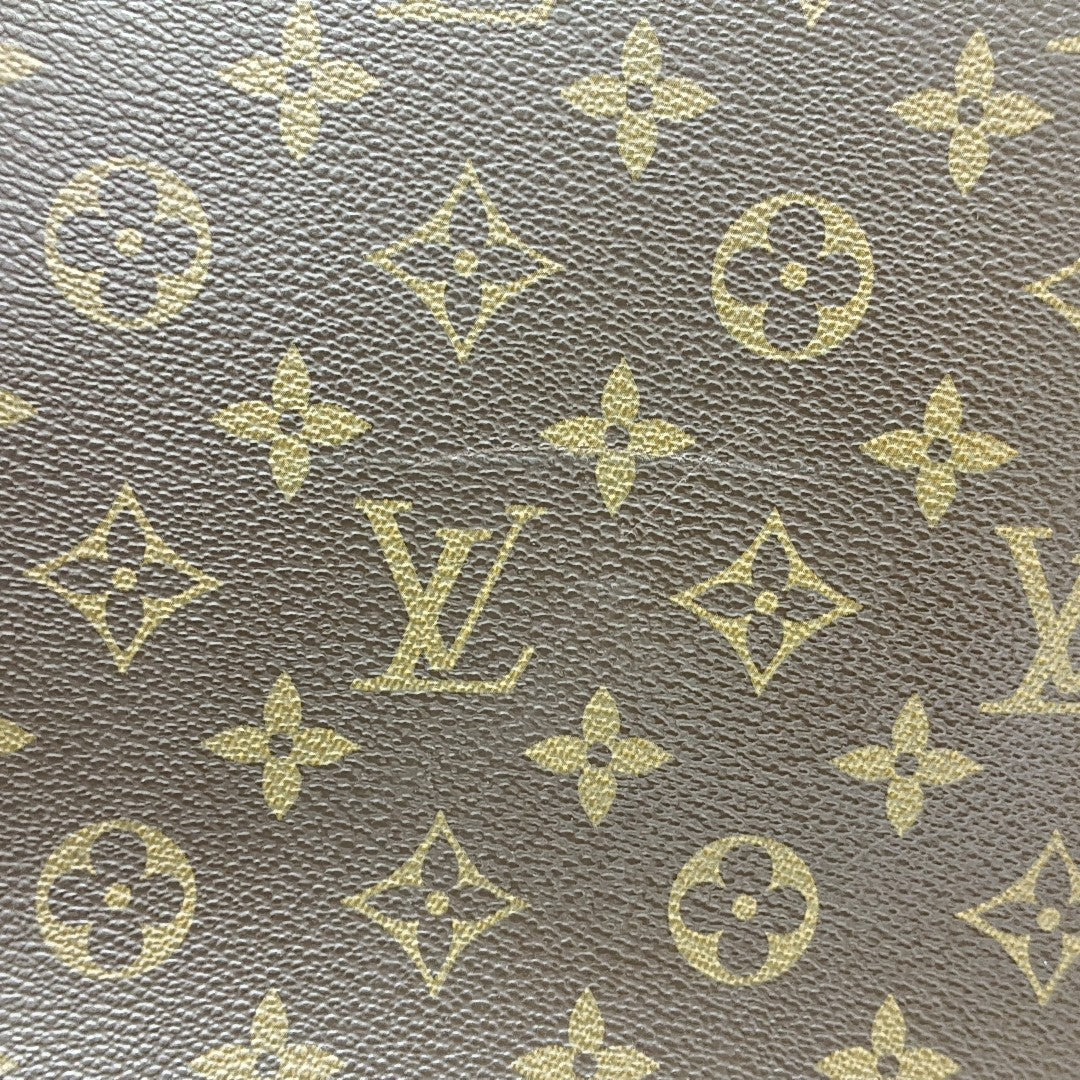 LOCKIT Monogram Coated Canvas Brown