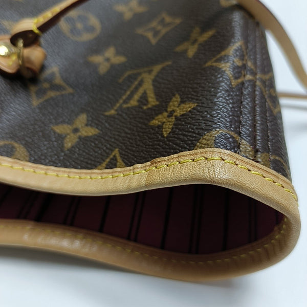 NEVERFULL GM Monogram Coated Canvas Brown