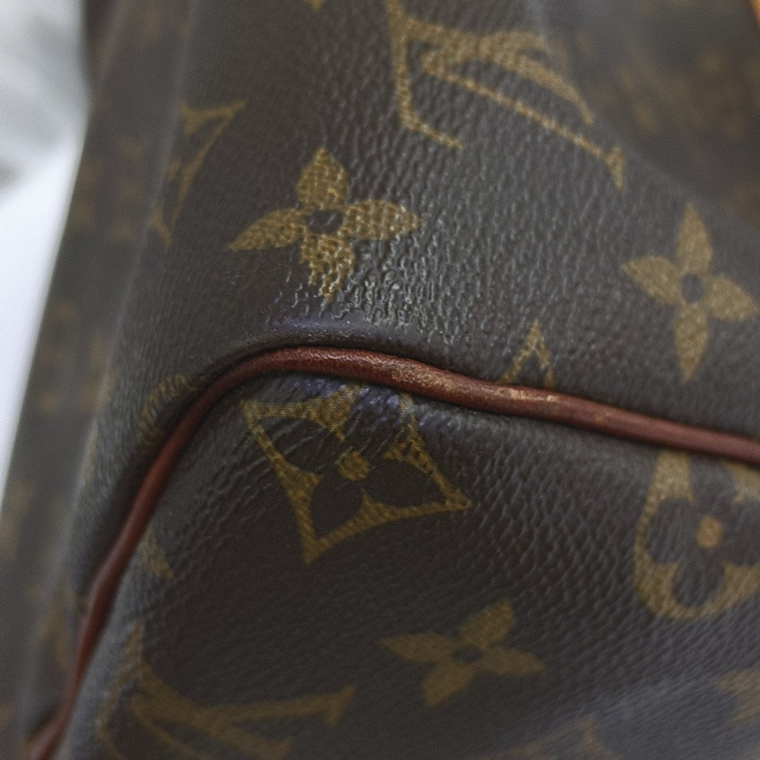 SPEEDY 30 Monogram Coated Canvas Brown