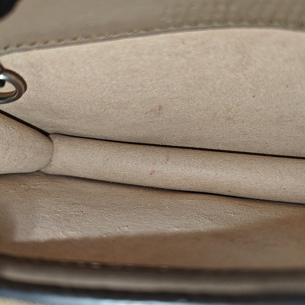 Dionysus Super Mini Monogram Coated Canvas Beige