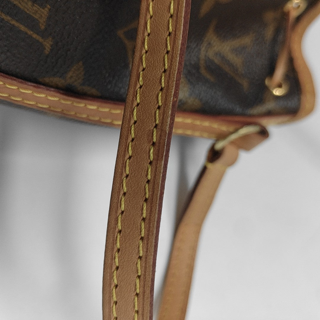 NÉONOÉ Nano Monogram Coated Canvas Brown