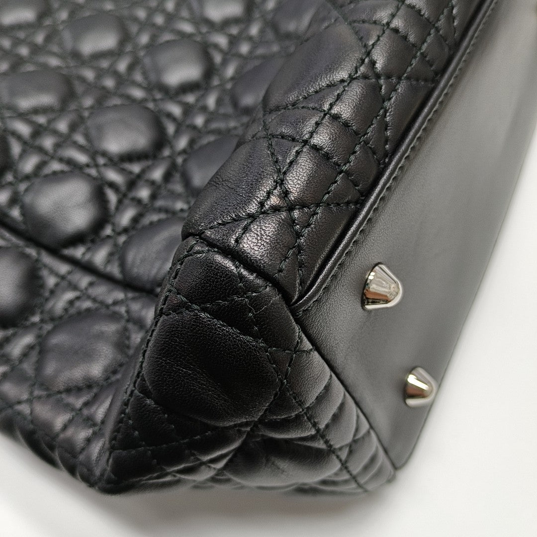 Dior Soft Cannage Calfskin Black