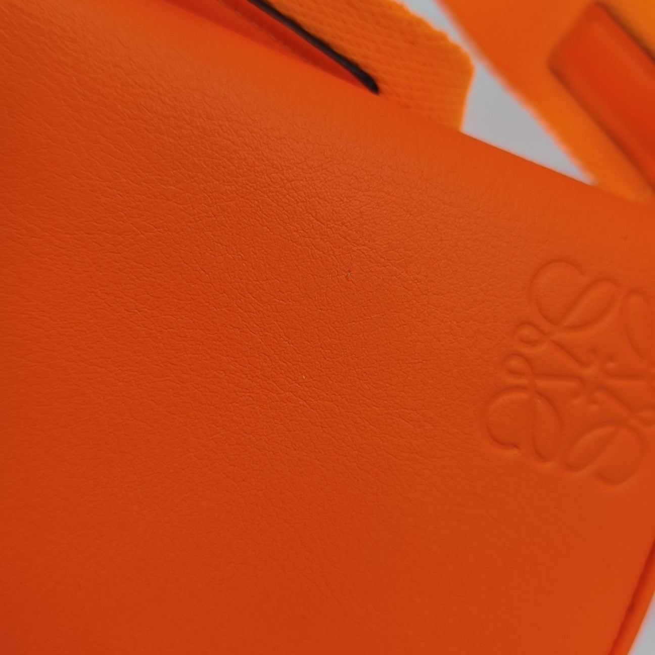 Heel Small Calfskin Orange