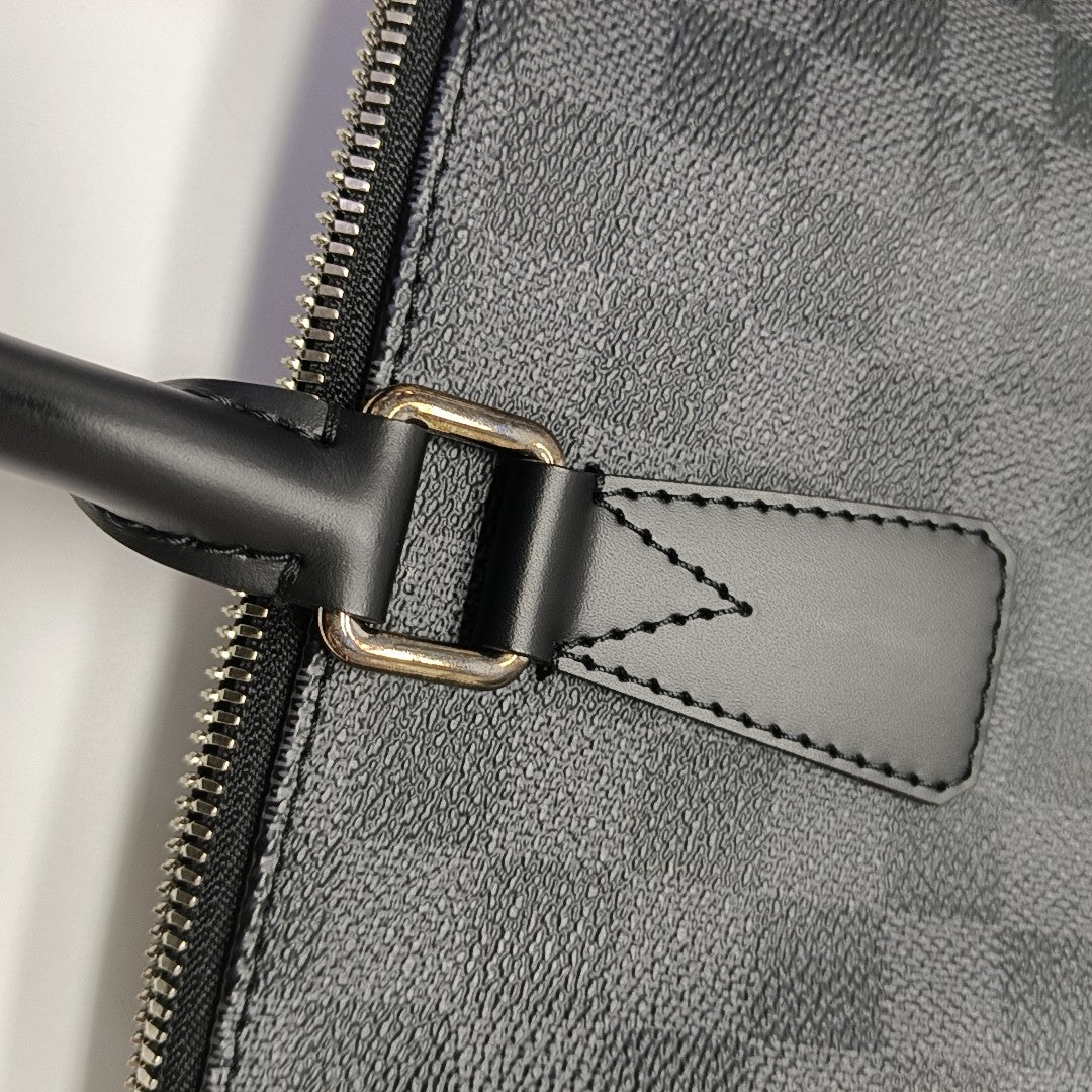 PORTE-DOCUMENTS Damier Graphite Coated Canvas Gray