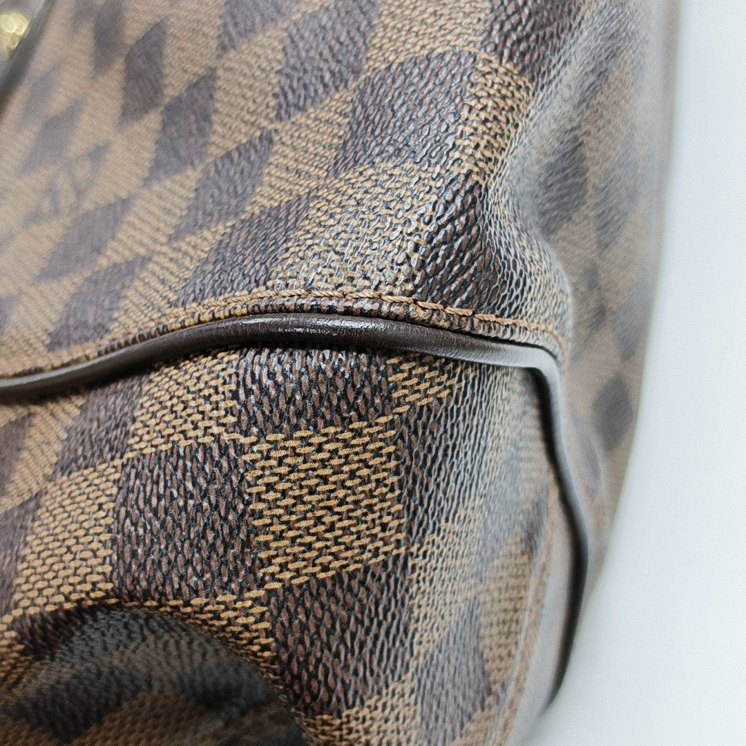 SISTINA PM Damier Ebene Coated Canvas Brown