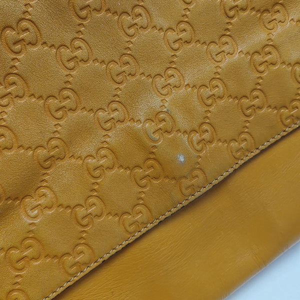 Monogram Calfskin Shoulder Bag Yellow