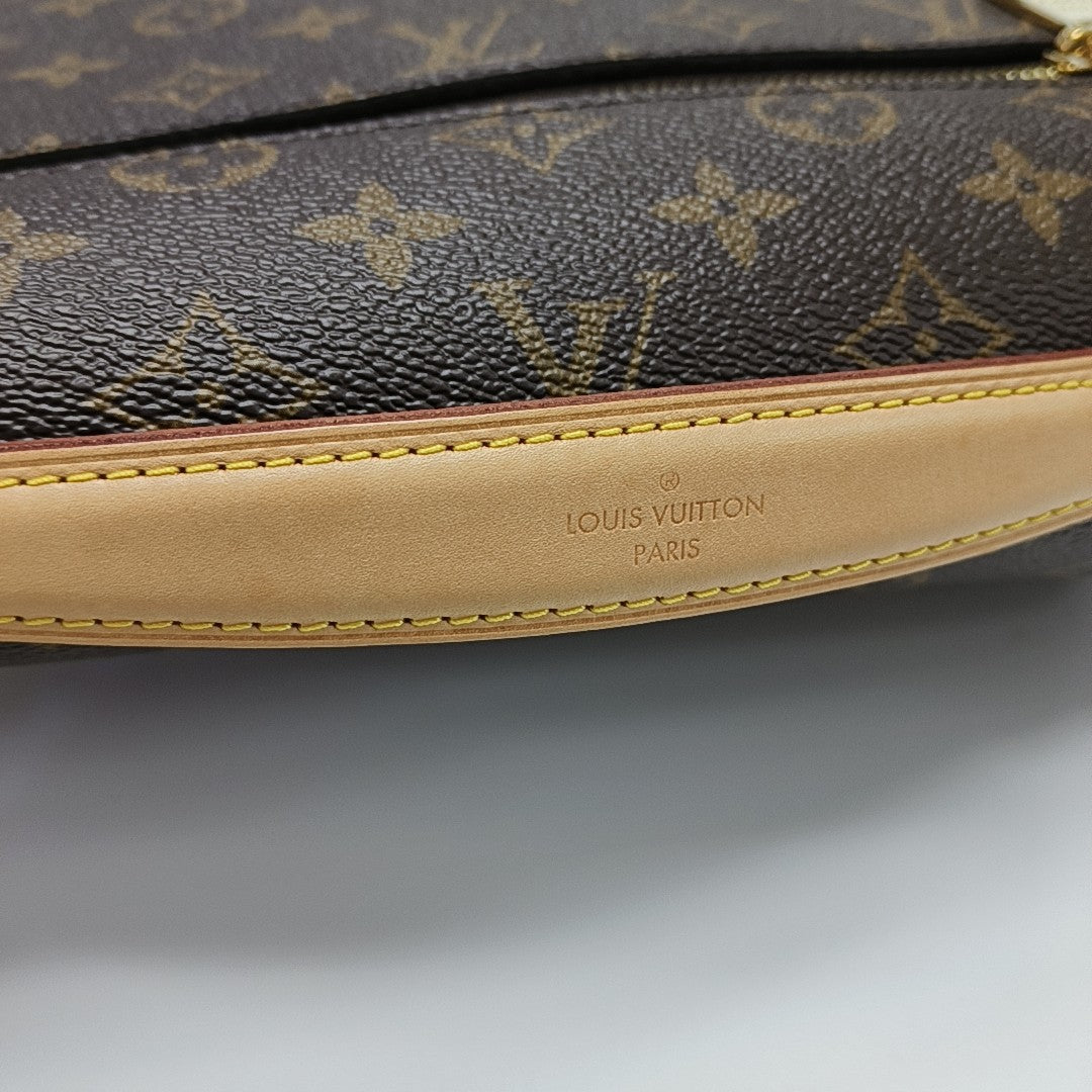 MÉTIS MM Monogram Coated Canvas Brown