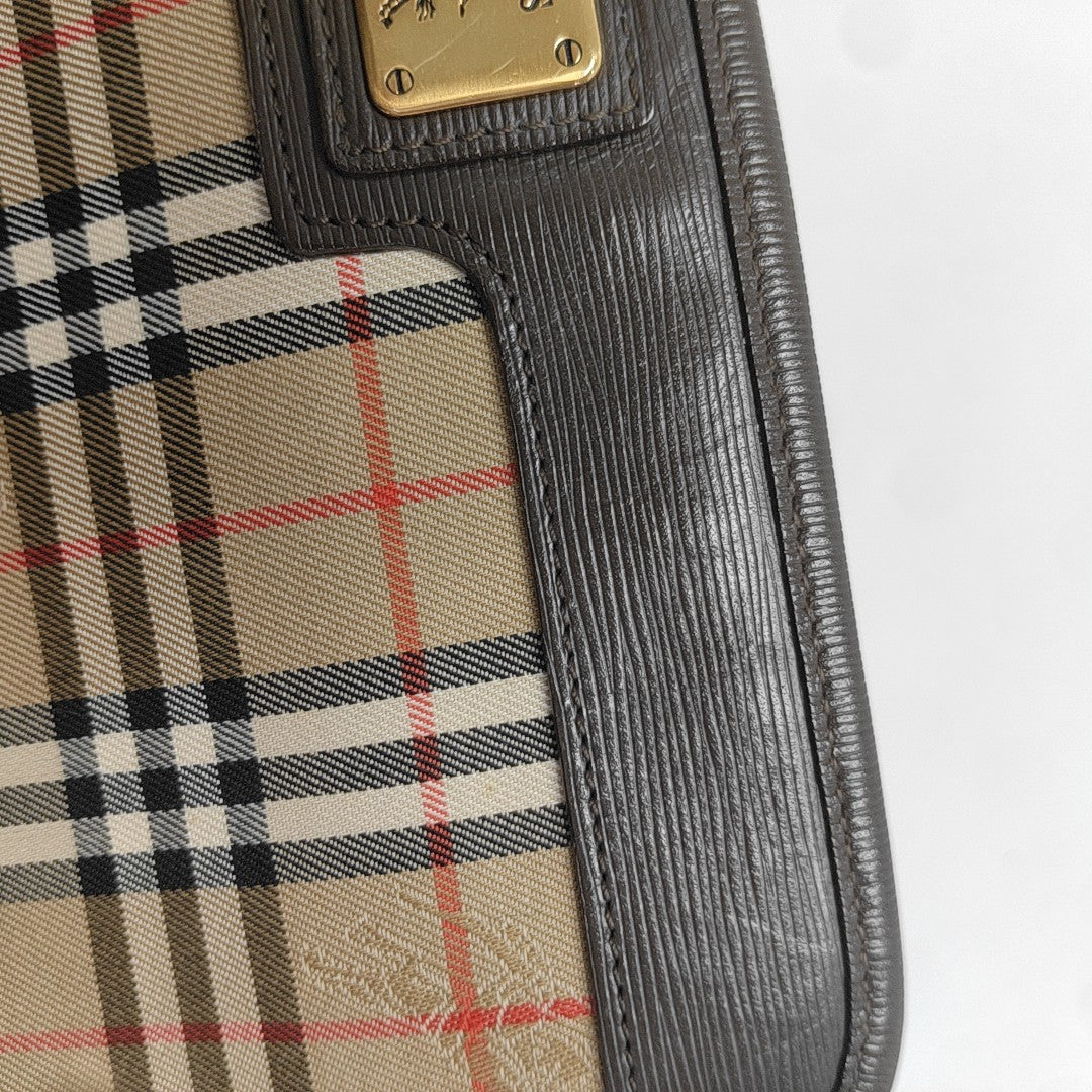 Canvas Clutch Beige
