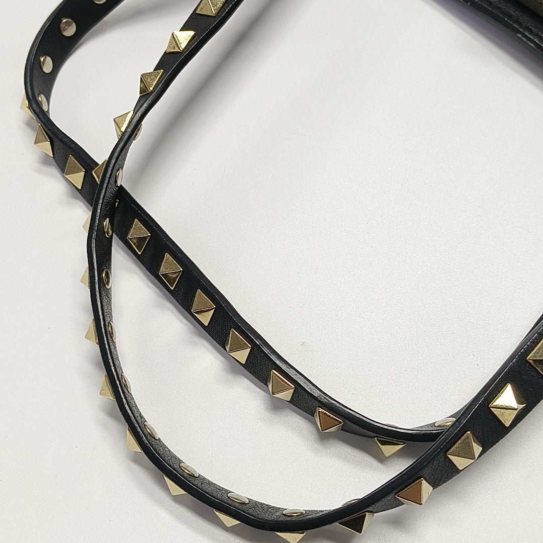 Calfskin Shoulder Bag Black