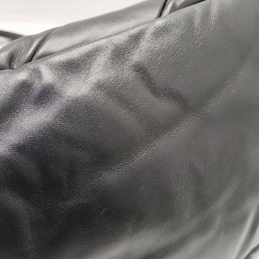 Lambskin Tote Bag Black