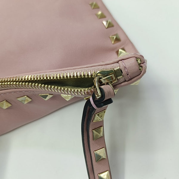 Rockstud Calfskin Pink