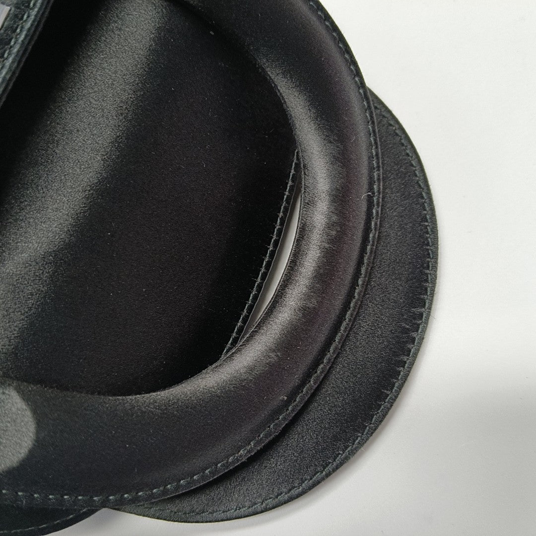 Authenticated pre-owned  Lady Dior Mini Cannage Silk Satin Black - Tote Bag at Looply