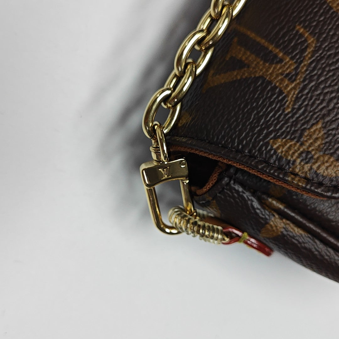 IVY Monogram Coated Canvas Brown