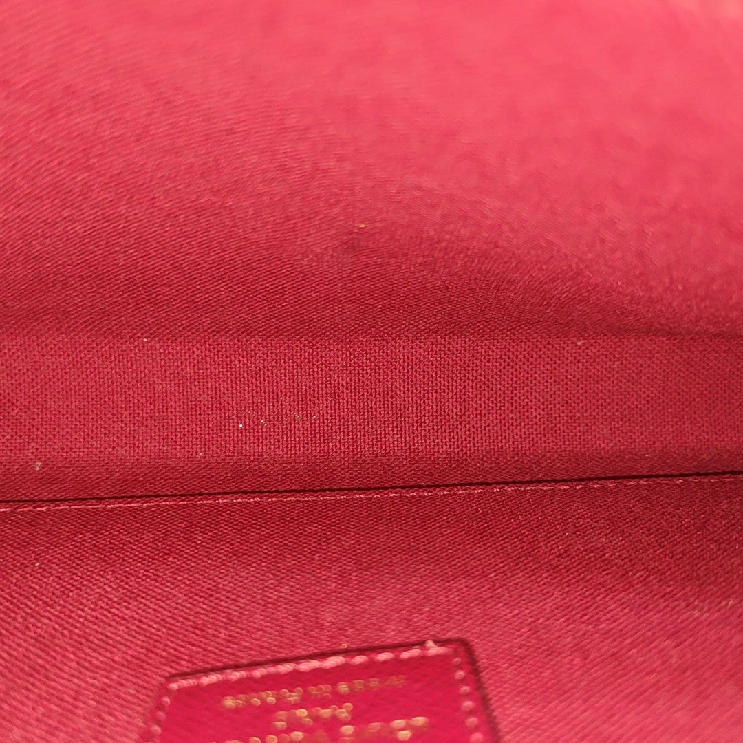 FÉLICIE Monogram Coated Canvas Brown