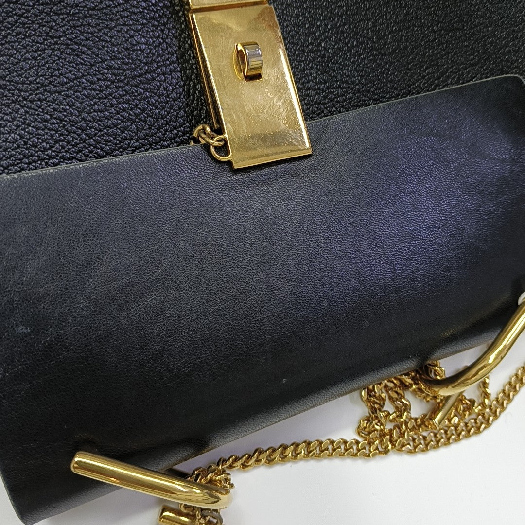 Drew Medium Calfskin Black