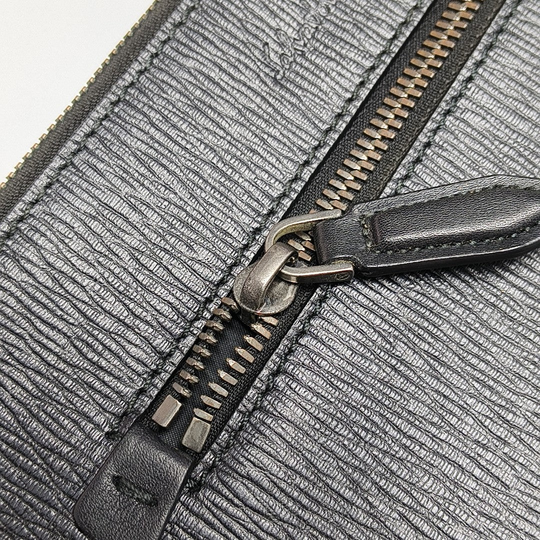 Calfskin Clutch Gray