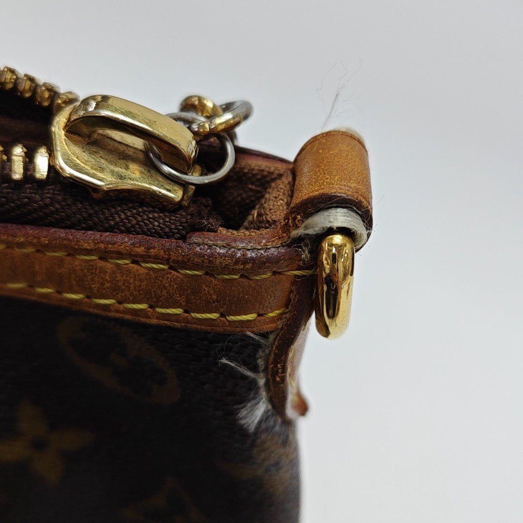 PALERMO PM Monogram Coated Canvas Brown