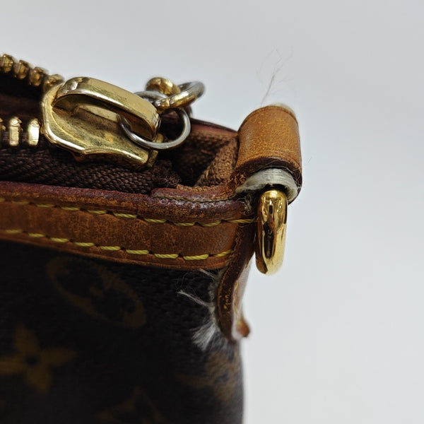 PALERMO PM Monogram Coated Canvas Brown