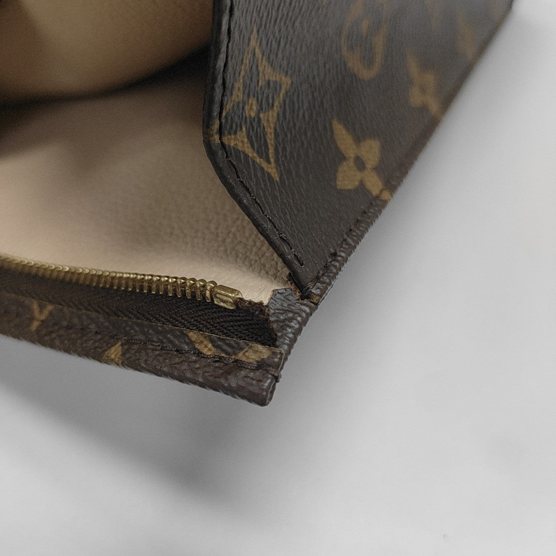 TOILET POCKET 26 Monogram Coated Canvas Brown