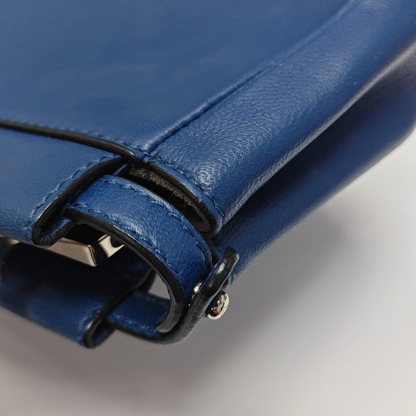 Peekaboo Mini Lambskin Blue