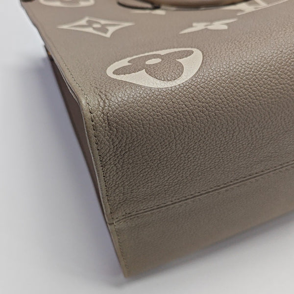 ONTHEGO MM Monogram Calfskin Gray