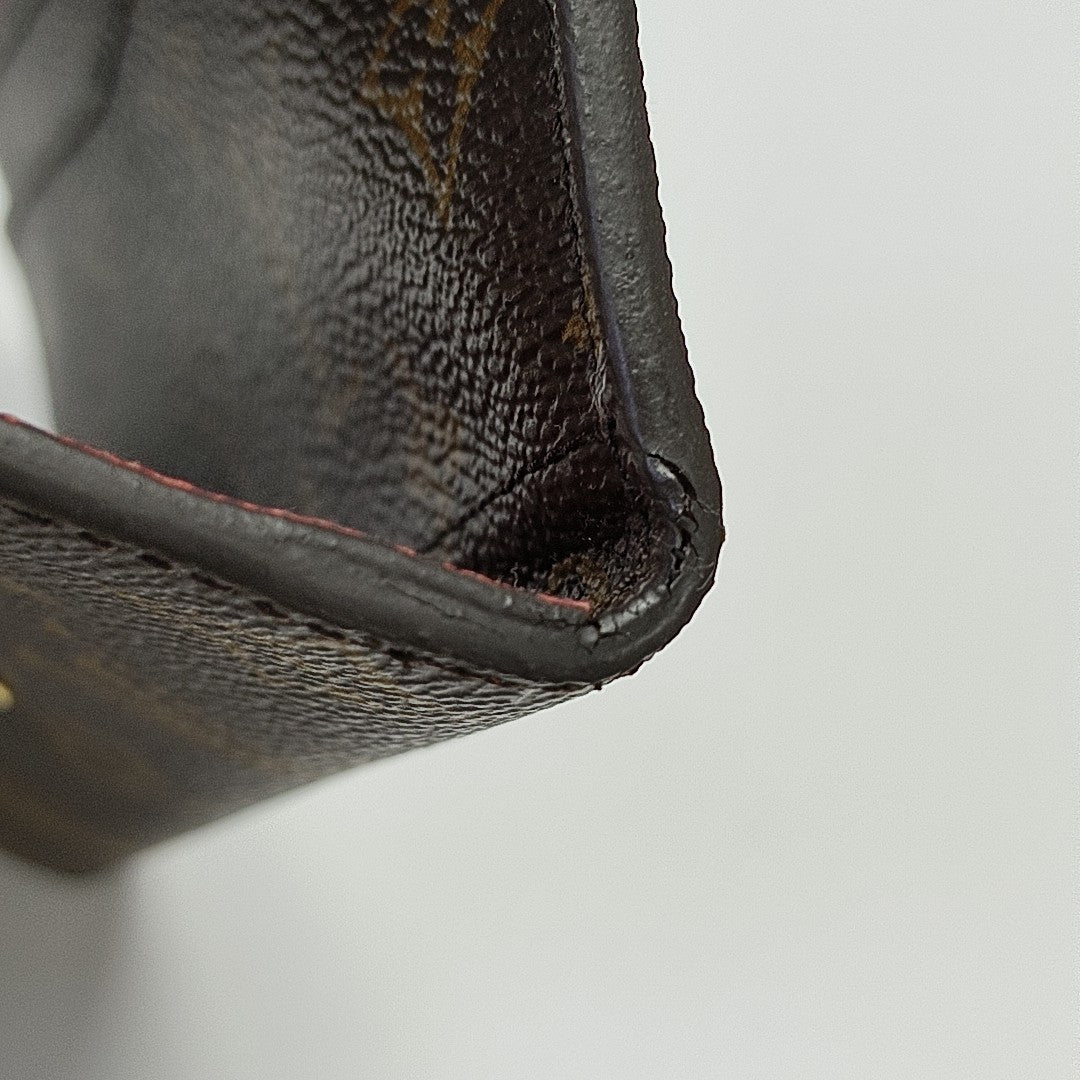 EMILIE Monogram Coated Canvas Brown Wallet