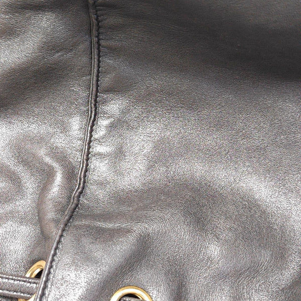 Calfskin Bucket Bag Brown