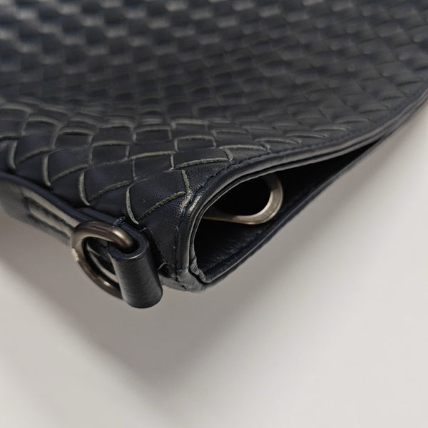 Calfskin Crossbody Bag Blue