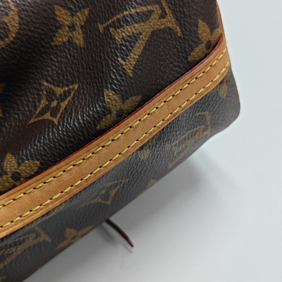NÉONOÉ Nano Monogram Coated Canvas Brown