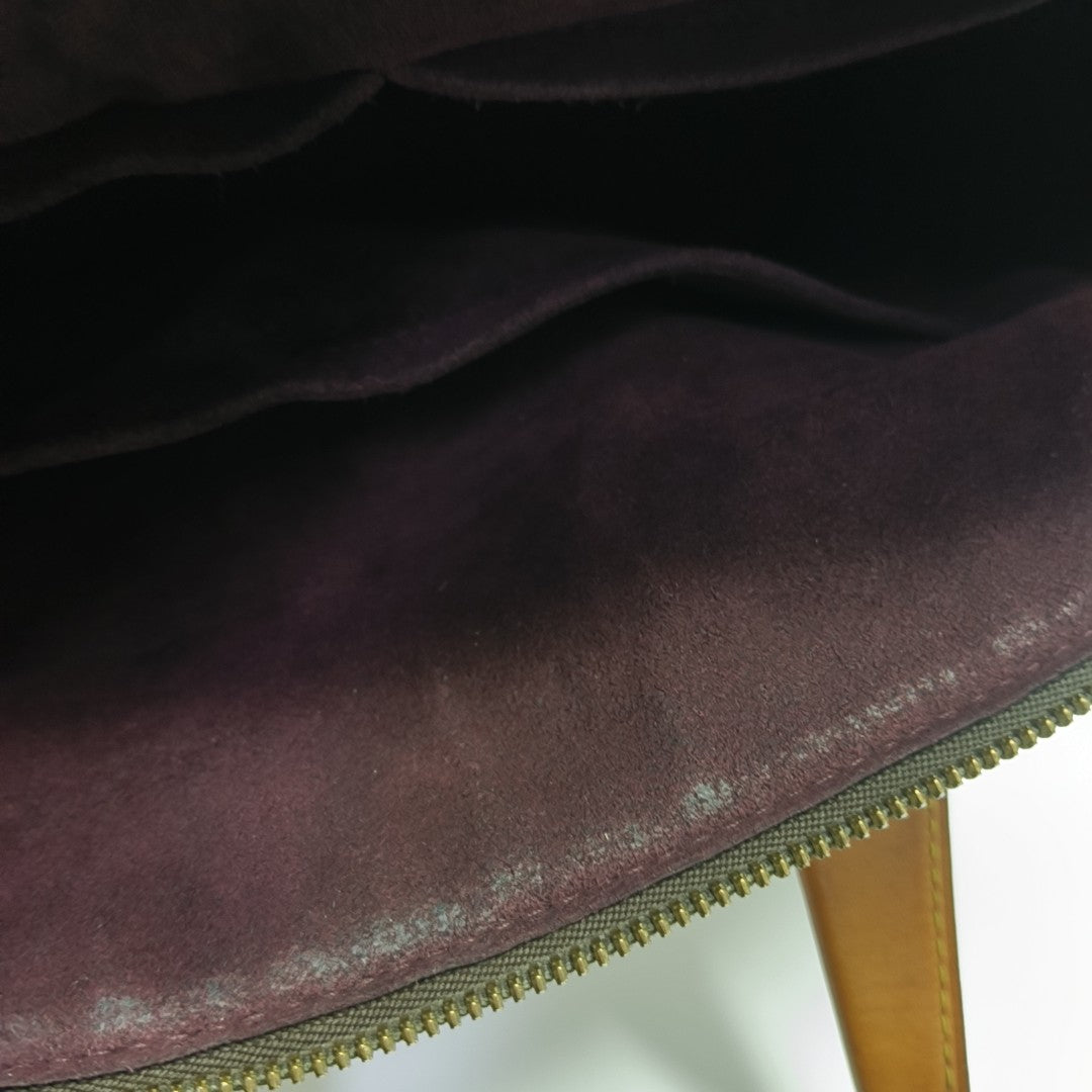 RETIRO NM Monogram Coated Canvas Brown