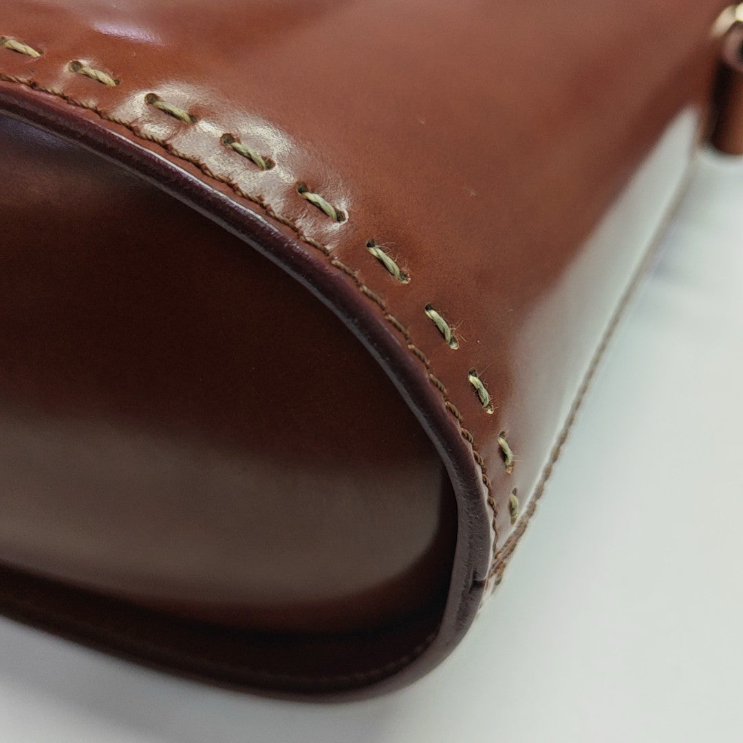 Calfskin Bucket Bag Brown