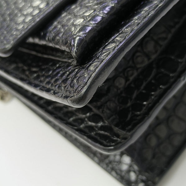 SUNSET Medium Calfskin Blue