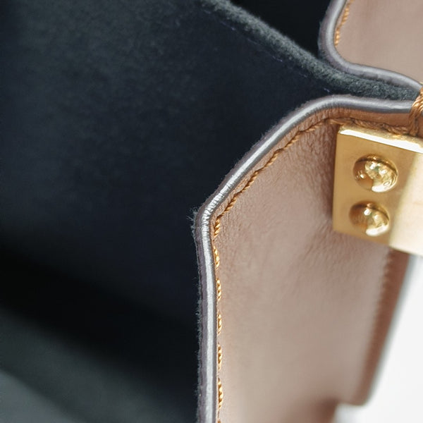 DAUPHINE Mini Monogram Coated Canvas Brown
