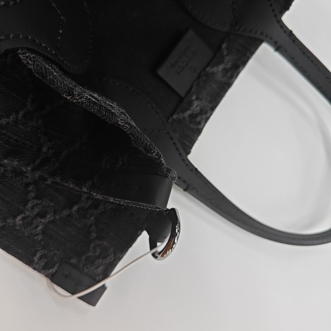 Ophidia Medium Monogram Canvas Black