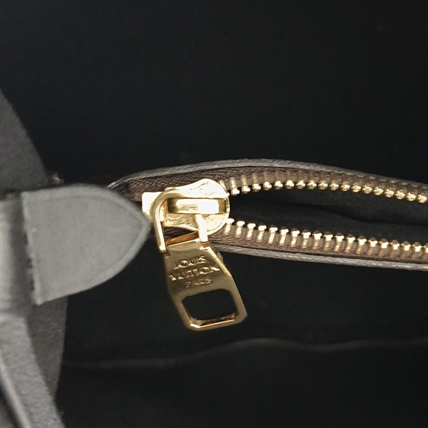 NÉONOÉ MM Monogram Coated Canvas Brown