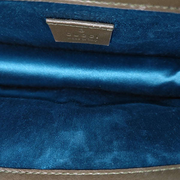 Dionysus Small Monogram Velvet Green