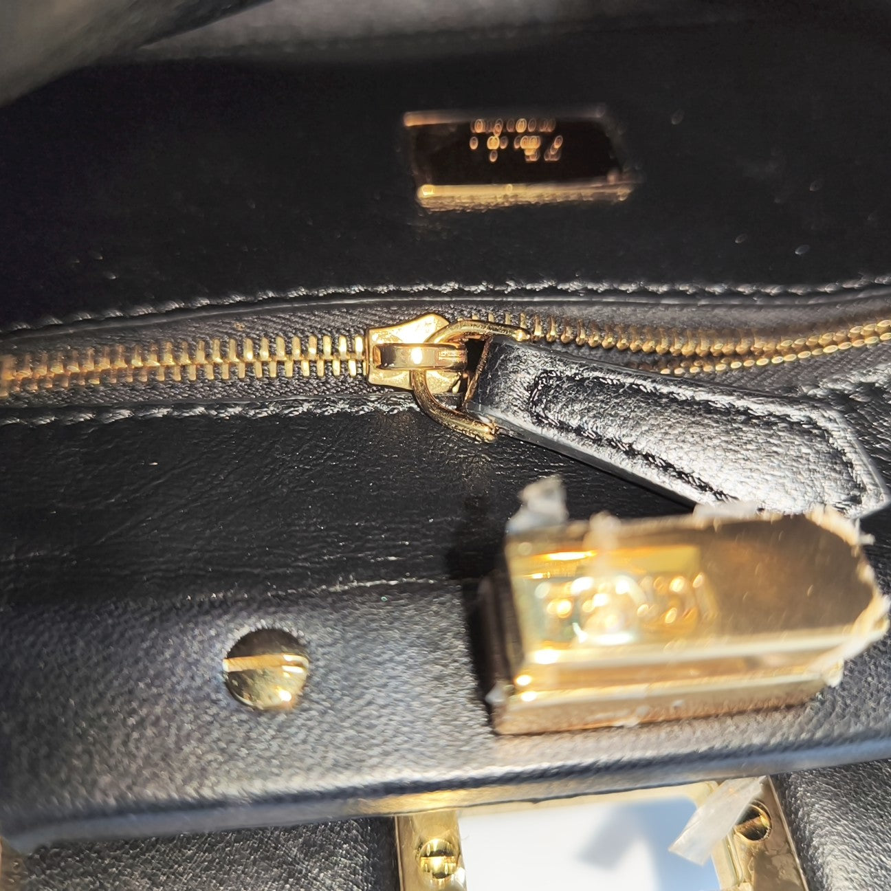 Peekaboo Extra Small Lambskin Black