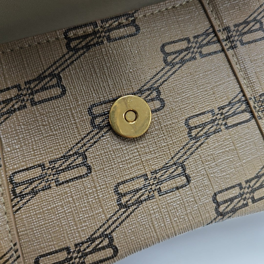 Hourglass XS Coated Canvas Brown